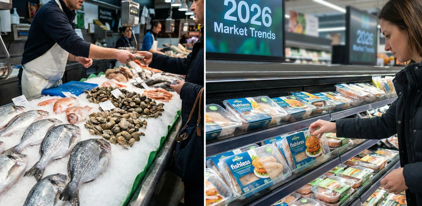 Plant-Based vs. Real Seafood