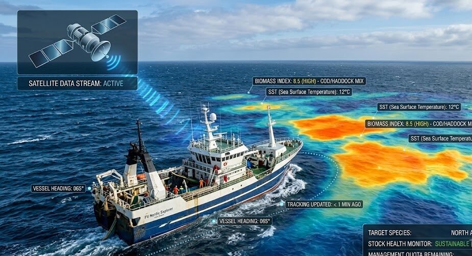 Satellite Technology Tracks Fish Stocks From Space